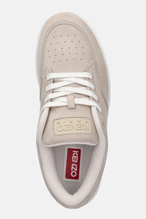 Kenzo sneakersy zamszowe Dome Low Top Sneakers beżowy FF65SN061L56.04