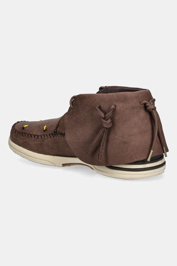 Boty Nubukové boty Visvim fbt lhamo-folk 125102002002 hnědá