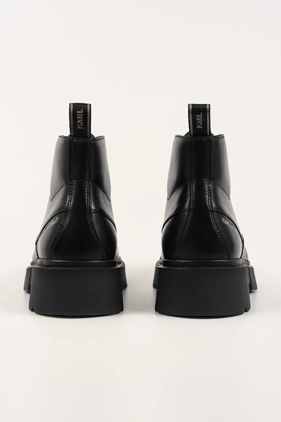 Încălțăminte Karl Lagerfeld ghete de piele KAMDEN KL10438.000 negru