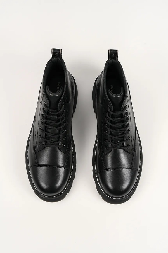 Karl Lagerfeld ghete de piele KAMDEN negru KL10438.000