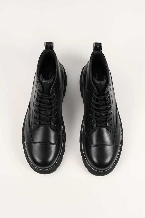 Karl Lagerfeld ghete de piele KAMDEN negru KL10438.000