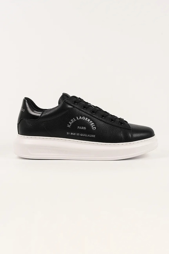 Karl Lagerfeld sneakers din piele KAPRI Planet friendly negru KL52568A.100