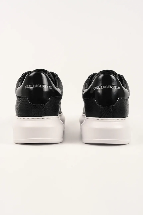 Încălțăminte Karl Lagerfeld sneakers din piele KAPRI KL52568A.100 negru