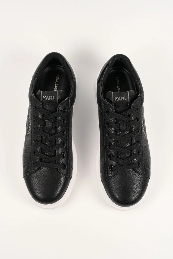 Karl Lagerfeld sneakers din piele KAPRI negru KL52568A.100