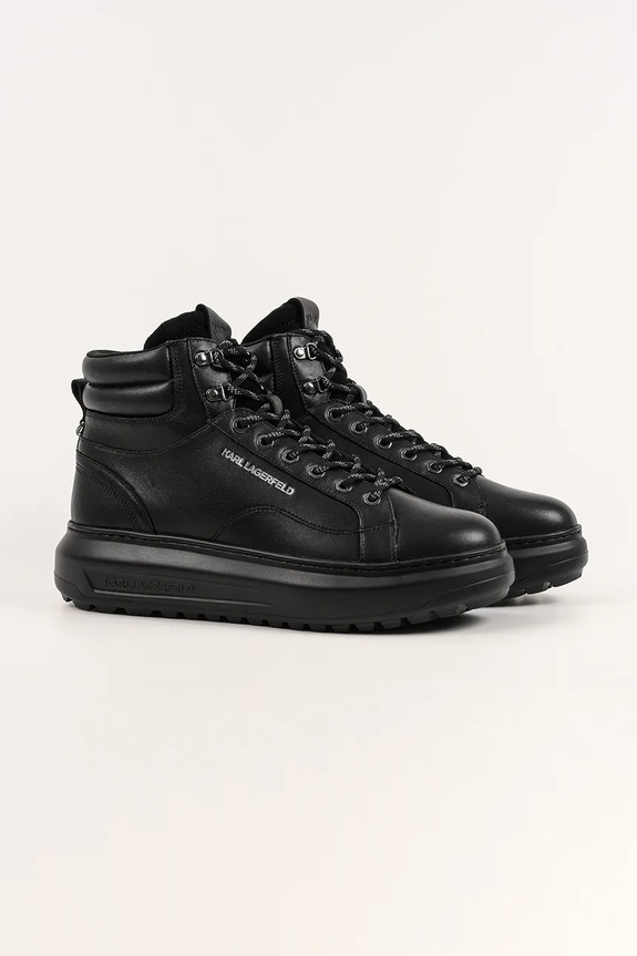 Kožne tenisice Karl Lagerfeld KAPRI LUG KL57555.00X crna NC25
