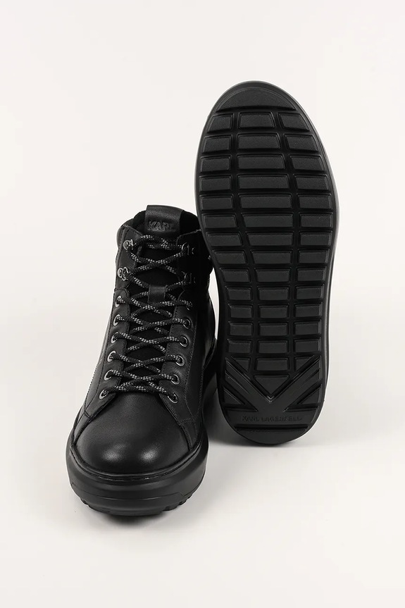 Kožne tenisice Karl Lagerfeld KAPRI LUG KL57555.00X crna