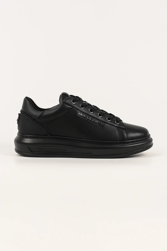 Кожени маратонки Karl Lagerfeld KAPRI MENS Planet friendly черен KL52575N.00X