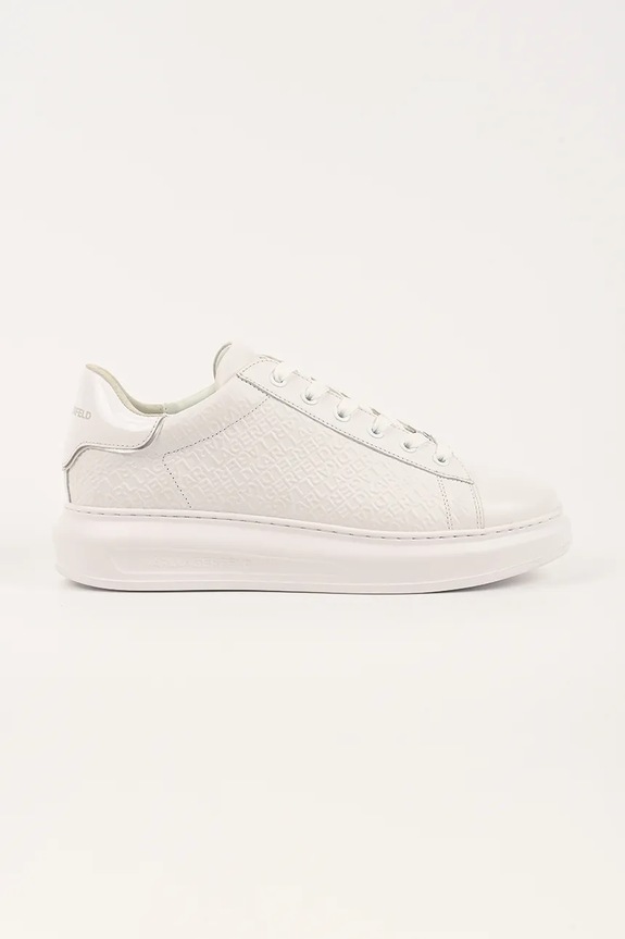 Δερμάτινα sneakers Karl Lagerfeld KAPRI Planet friendly λευκό KL52543A.01W