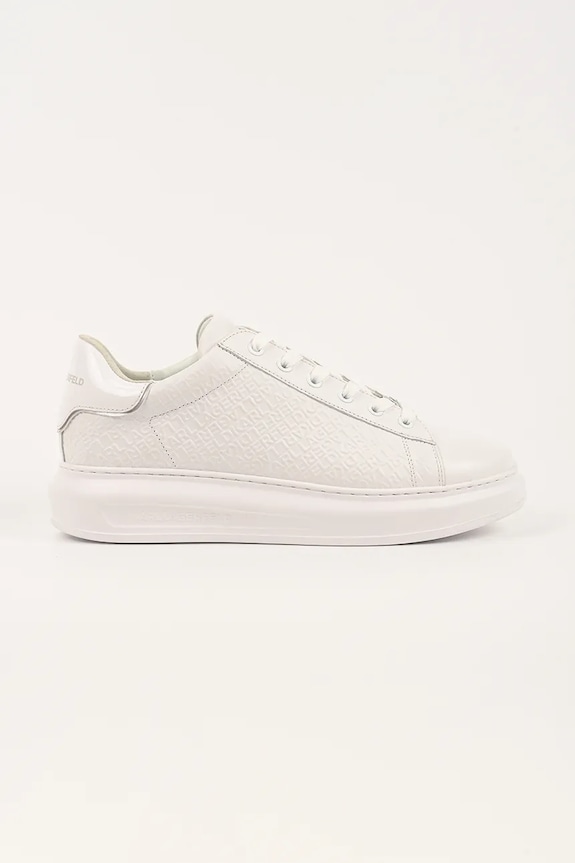 Δερμάτινα sneakers Karl Lagerfeld KAPRI Planet friendly λευκό KL52543A.01W