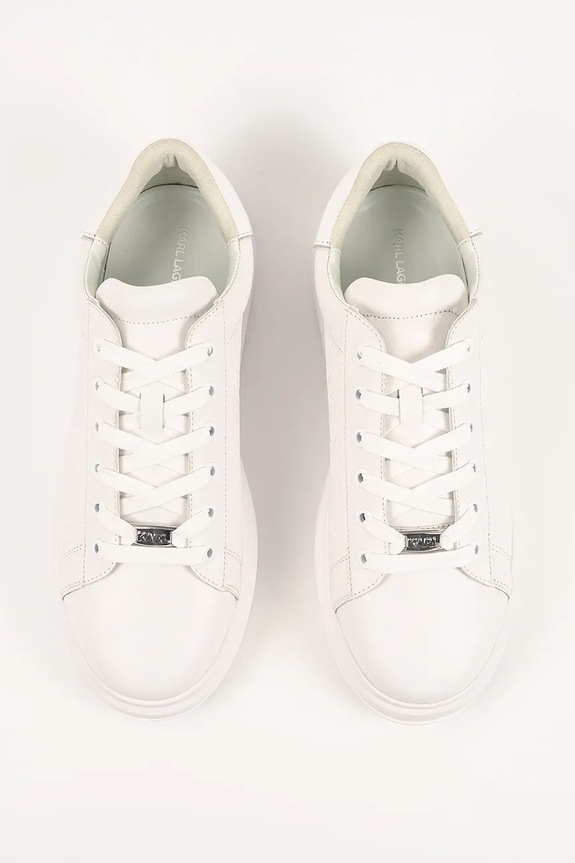 Δερμάτινα sneakers Karl Lagerfeld KAPRI λευκό KL52543A.01W