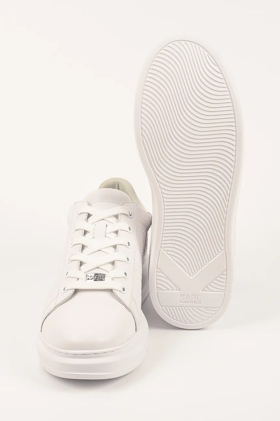 Δερμάτινα sneakers Karl Lagerfeld KAPRI KL52543A.01W λευκό