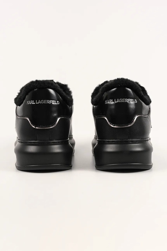 Obuwie Karl Lagerfeld sneakersy skórzane KAPRI KL52539L.00X czarny