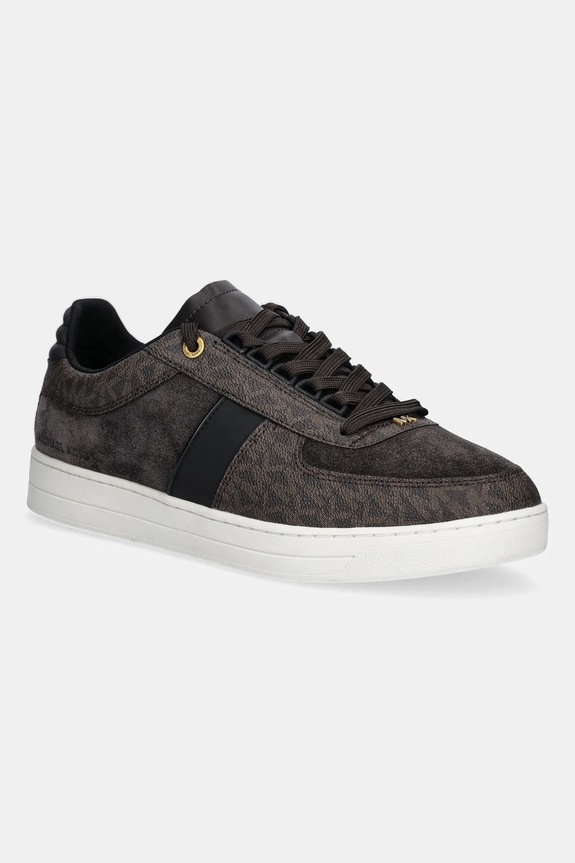 Sneakers Michael Kors Brady δέρμα σαμουά καφέ 42F5BRFS1B.240