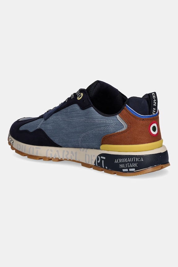 Obuv Tenisky Aeronautica Militare SNEAKERS 252SC0276UCT03380.94706 modrá