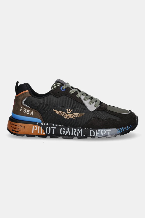 Sneakers Aeronautica Militare SNEAKERS 252SC0276UCT03380.94707 μαύρο AW25