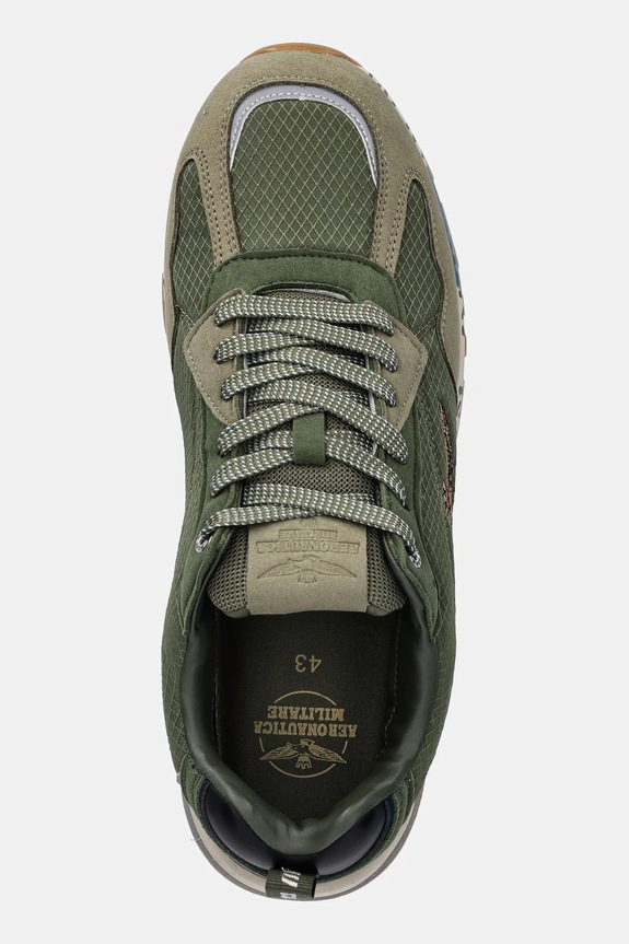 Tenisky Aeronautica Militare SNEAKERS zelená 252SC0276UCT04249.07302