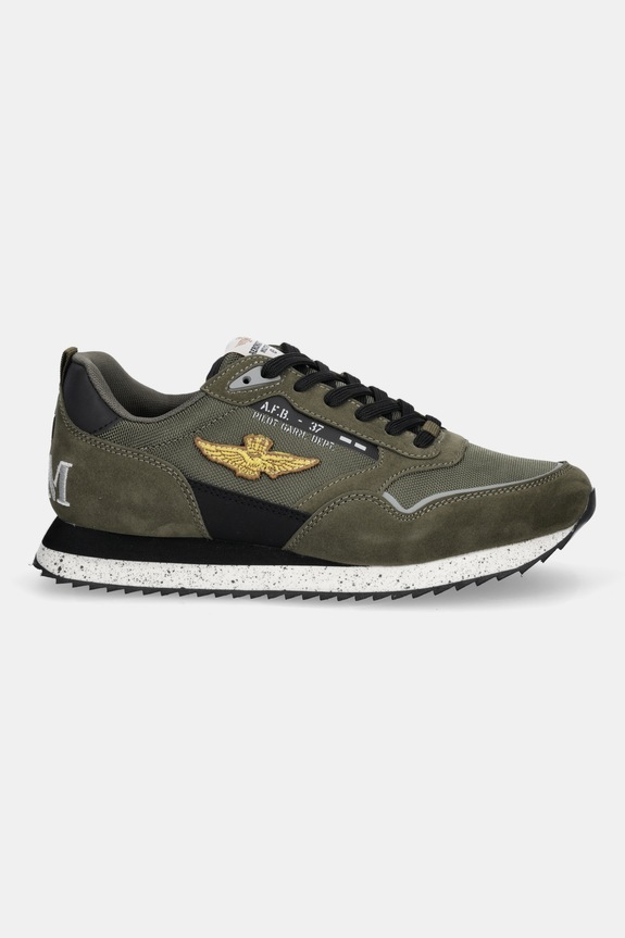 Tenisice Aeronautica Militare SNEAKERS 252SC0288UCT03545.07301 zelena AW25