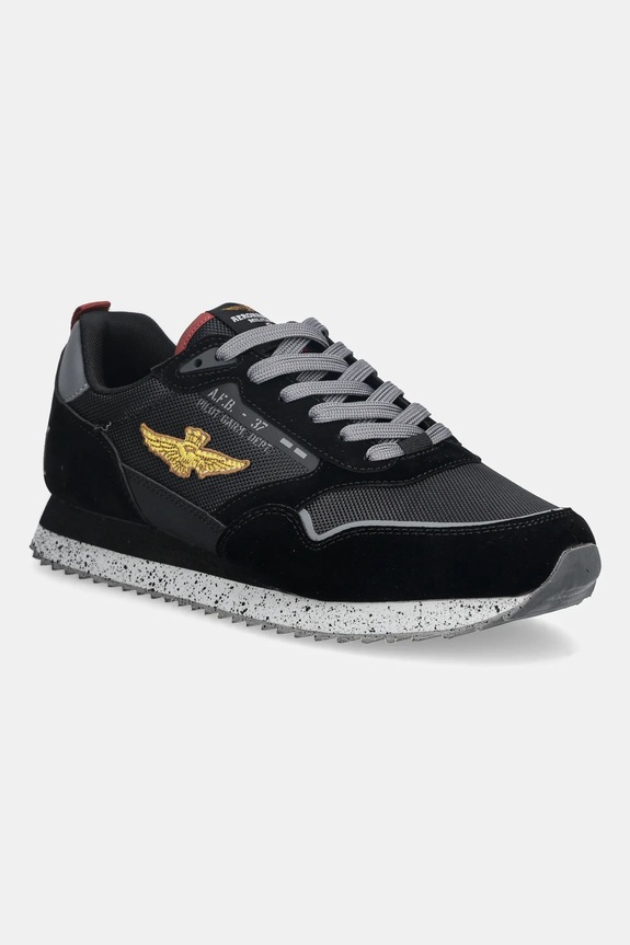 Tenisky Aeronautica Militare SNEAKERS textilní černá 252SC0288UCT03545.34300