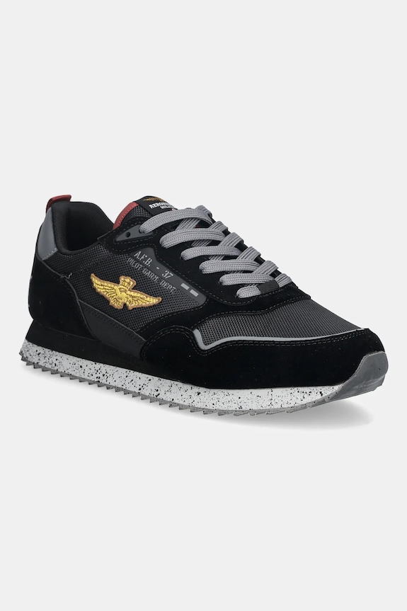 Tenisky Aeronautica Militare SNEAKERS textilní černá 252SC0288UCT03545.34300
