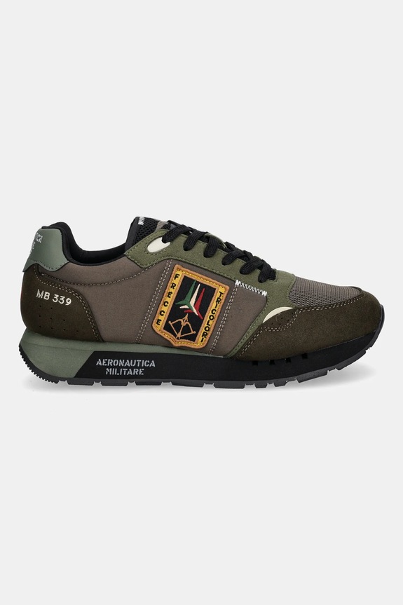 Aeronautica Militare sneakersy SNEAKERS 252SC0292UCT03331.07301 zielony AW25