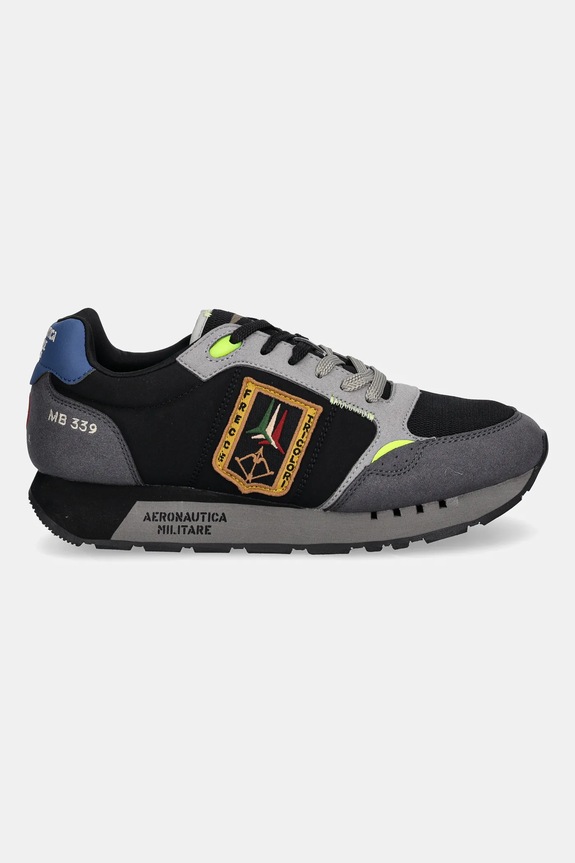 Aeronautica Militare sneakersy SNEAKERS 252SC0292UCT03331.94529 czarny AW25