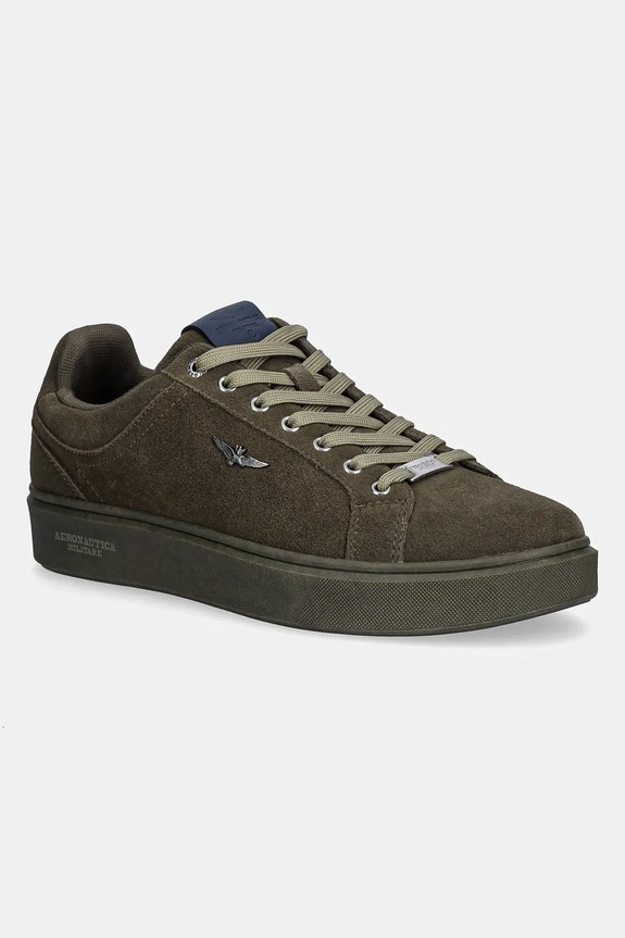Замшеві кросівки Aeronautica Militare SNEAKERS інші зелений 252SC0307UPL00278.07302
