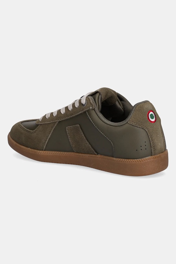 Obuv Kožené tenisky Aeronautica Militare SNEAKERS 252SC0315UPL00244.07302 zelená
