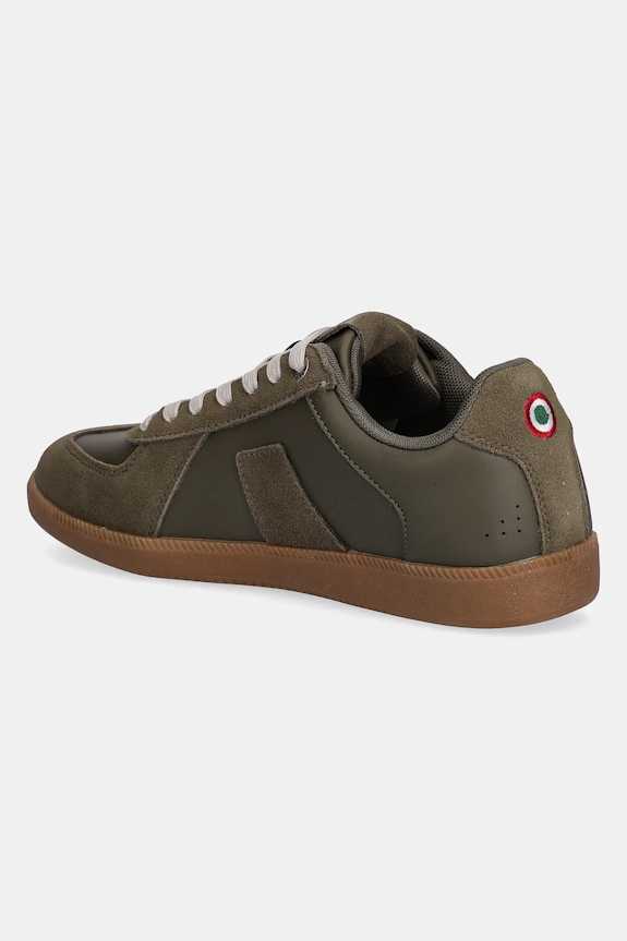 Obuv Kožené tenisky Aeronautica Militare SNEAKERS 252SC0315UPL00244.07302 zelená
