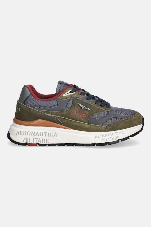 Tenisky Aeronautica Militare SNEAKERS 252SC0318UCT04248.90591 zelená AW25