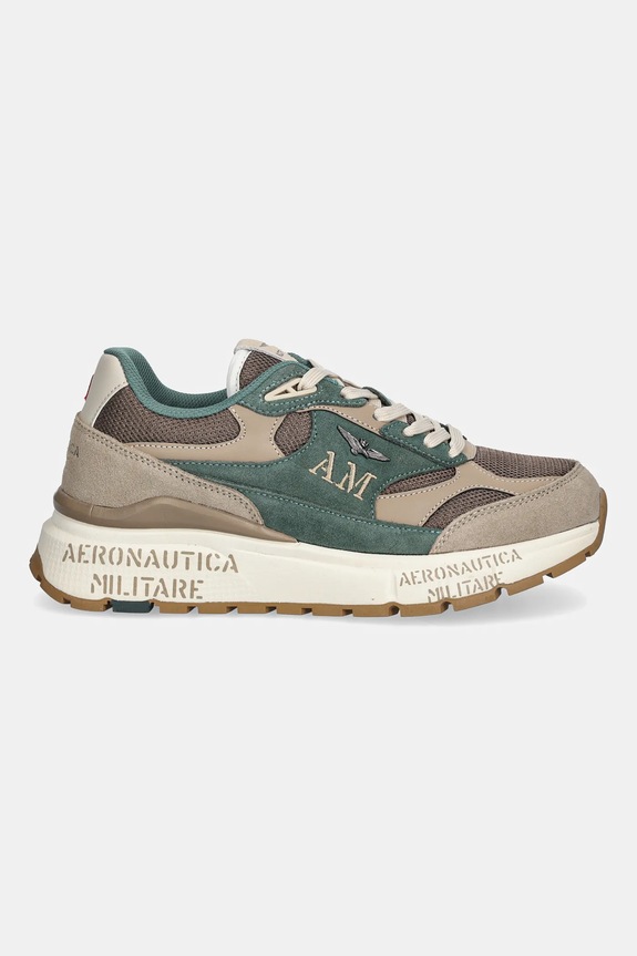 Aeronautica Militare sneakersy SNEAKERS 252SC0318UCT04248.90908 zielony AW25