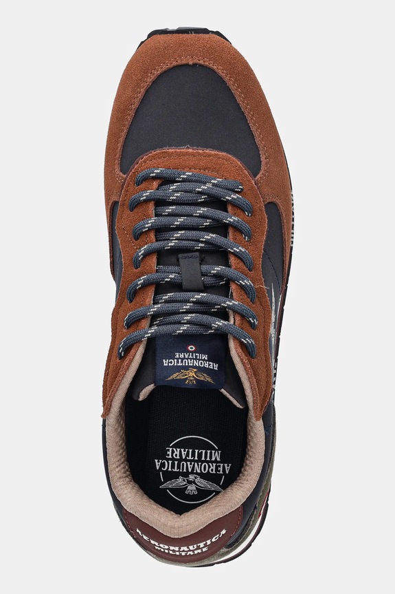 Aeronautica Militare sneakersy SNEAKERS brązowy 252SC0320UPL00313.94691