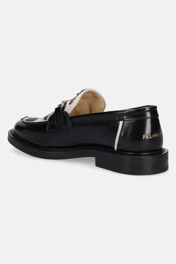Obuća Kožne mokasinke Filling Pieces Loafer Vinyl 122511303240 crna