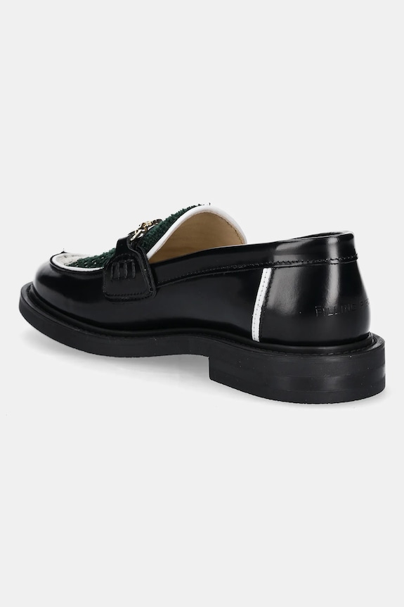 Obuv Kožené poltopánky Filling Pieces Loafer Rugby Degrade 122511303248 čierna