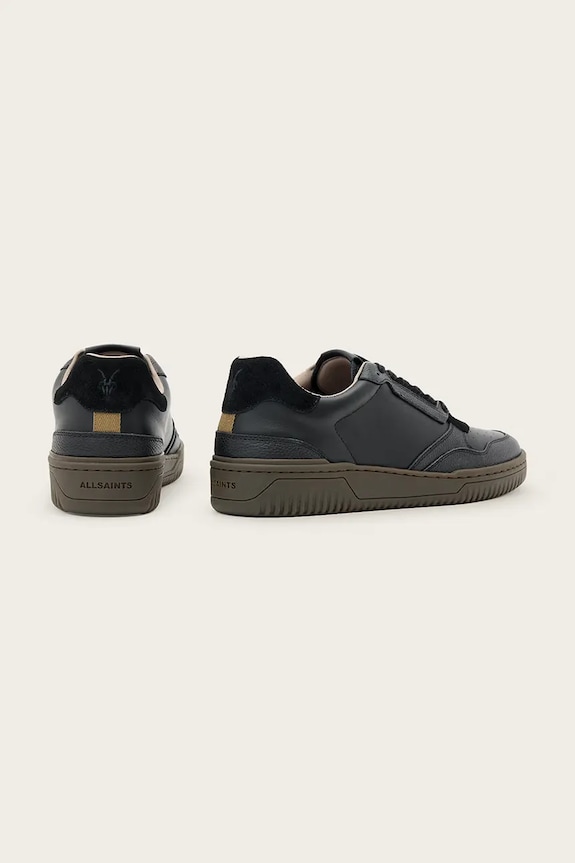 Încălțăminte AllSaints sneakers din piele Regan Low Top M053FB.BLK negru
