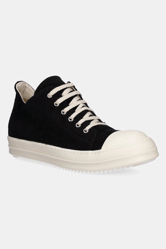 Rick Owens DRKSHDW scarpe da ginnastica Low Sneaks tessile nero DU02E7802.BMO