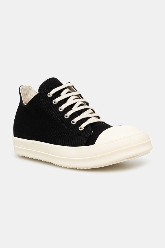 Rick Owens DRKSHDW scarpe da ginnastica Low Sneaks tessile nero DU02E7802.DOEP5