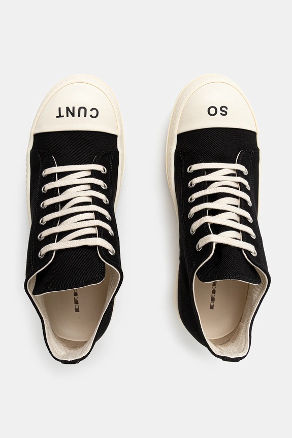 Rick Owens DRKSHDW scarpe da ginnastica Low Sneaks nero DU02E7802.DOEP5