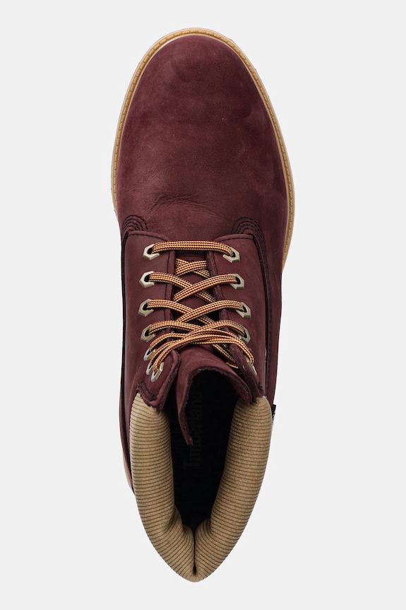 Туристически обувки от набук Timberland Premium 6 бордо TB0A2P6WEQ31