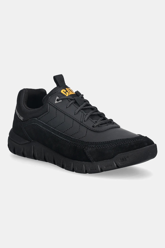 Tenisky CAT Footwear VERSAGE LO semišová koža čierna P726427