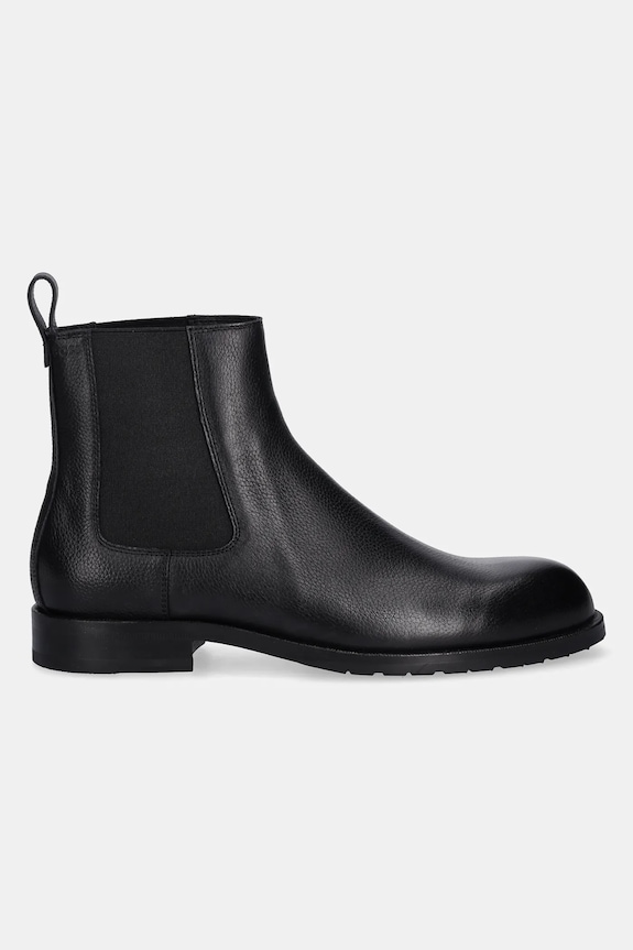 BOSS stivaletti chelsea in pelle Tayil-L 50552541.001 nero NC25