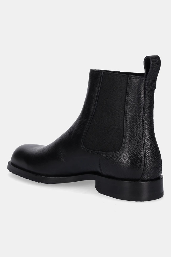 Scarpe BOSS stivaletti chelsea in pelle Tayil-L 50552541.001 nero