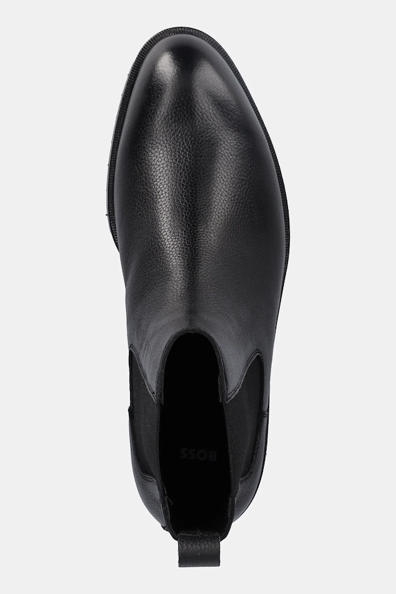 BOSS stivaletti chelsea in pelle Tayil-L nero 50552541.001