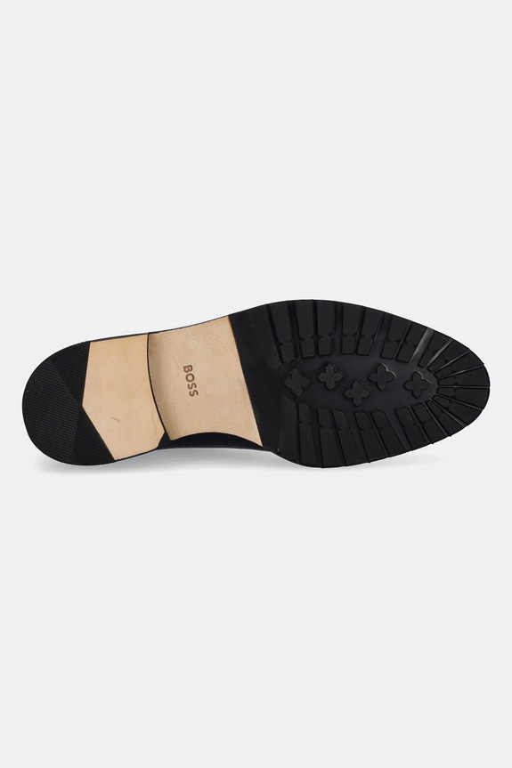BOSS stivaletti chelsea in pelle Tayil-L 50552541.001 nero
