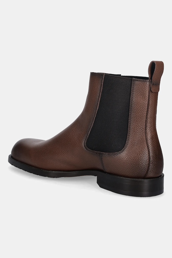 Scarpe BOSS stivaletti chelsea in pelle Tayil-L 50552541.210 marrone