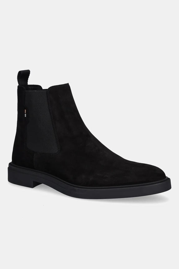 BOSS ghete din piele întoarsă 50552528 casual negru 50552528.001