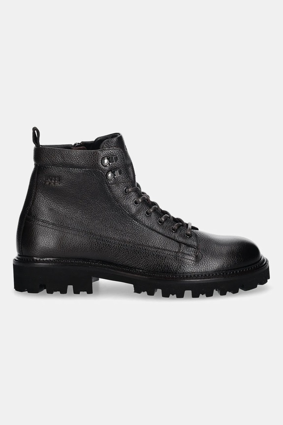 BOSS buty skórzane Julyo 50552581.205 brązowy AW25