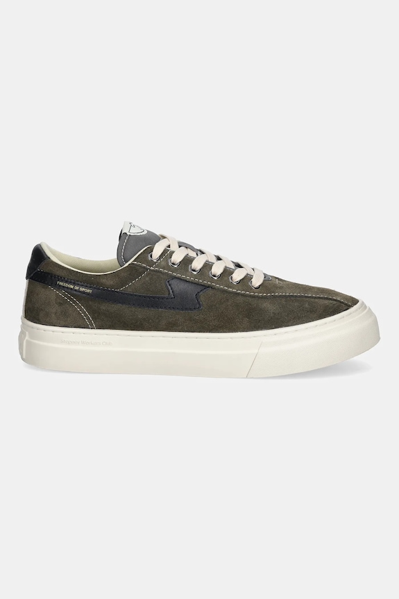 Tenisky Stepney Workers Club DELLOW S-STRIKE CUP SUEDE YA25605 zelená AW25