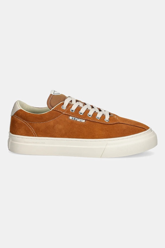 Stepney Workers Club tenisówki DELLOW 02 CUP SUEDE YA21245 brązowy AW25