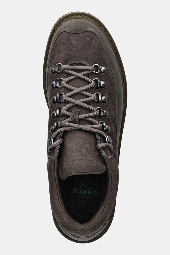 Diemme sneakersy nubukowe cornaro gomma brązowy DI25FWCOM.F03L011SMG