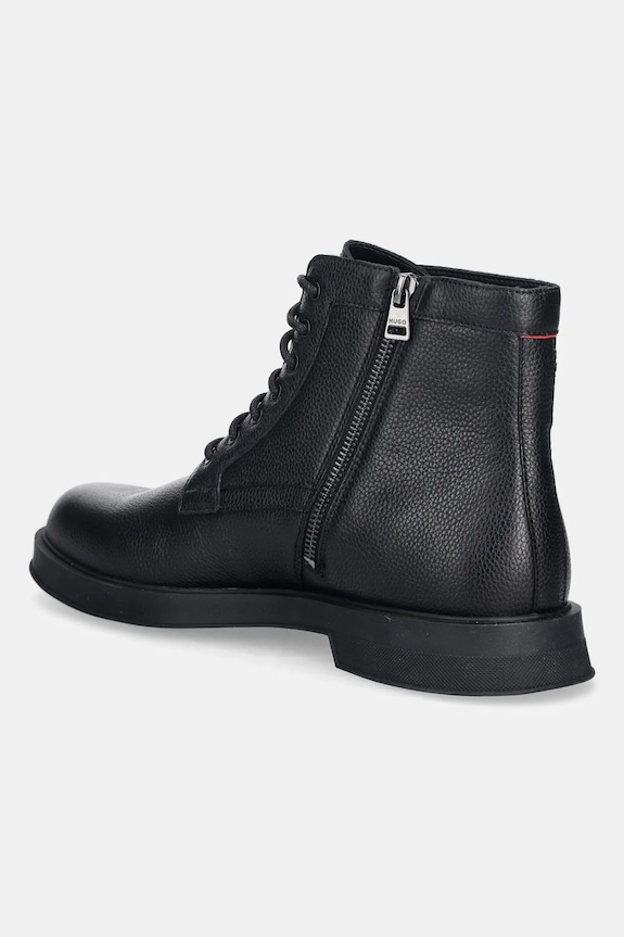 Încălțăminte HUGO ghete de piele Lenner 50552559.001 negru